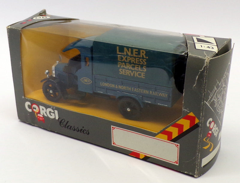 Corgi 13cm Long Diecast C13720 - Thornycroft Van LNER - Blue