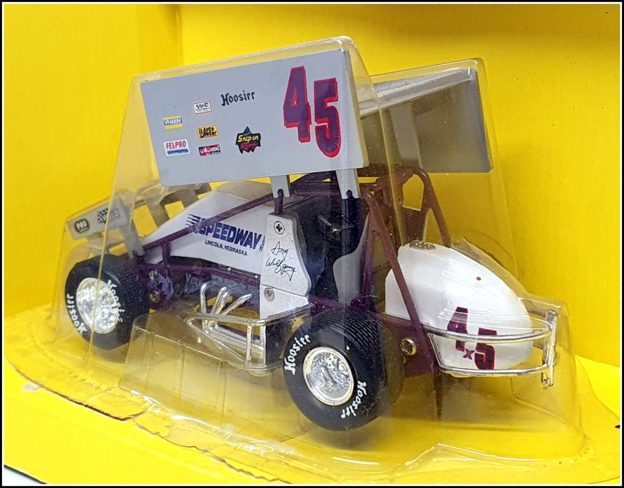 Racing Champions 1/24 Scale 09035 - Sprint Race Car No.45 Doug Wolfgang - White