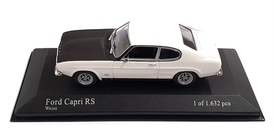 Minichamps 1/43 Scale 430 085804 - 1972-73 Ford Capri RS 2600 - White