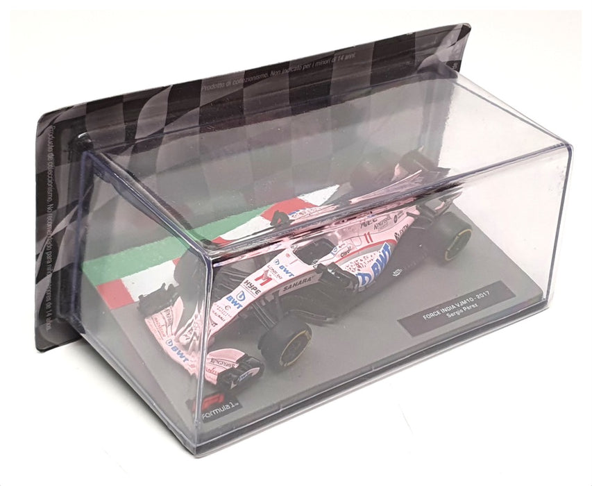 Altaya 1/43 Scale AT301122D - F1 2017 Force India VJM10 S. Perez - Pink