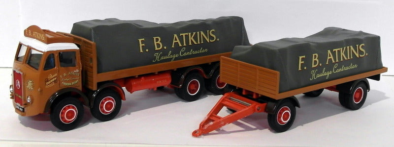 Corgi 1/50 Scale 27601 Atkinson 8 Wheel Truck & Trailer With Load Set FB. Atkins