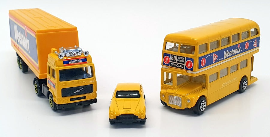 Corgi Weetabix Collection CCW01 - RT Bus Volvo Truck Aston Martin Car