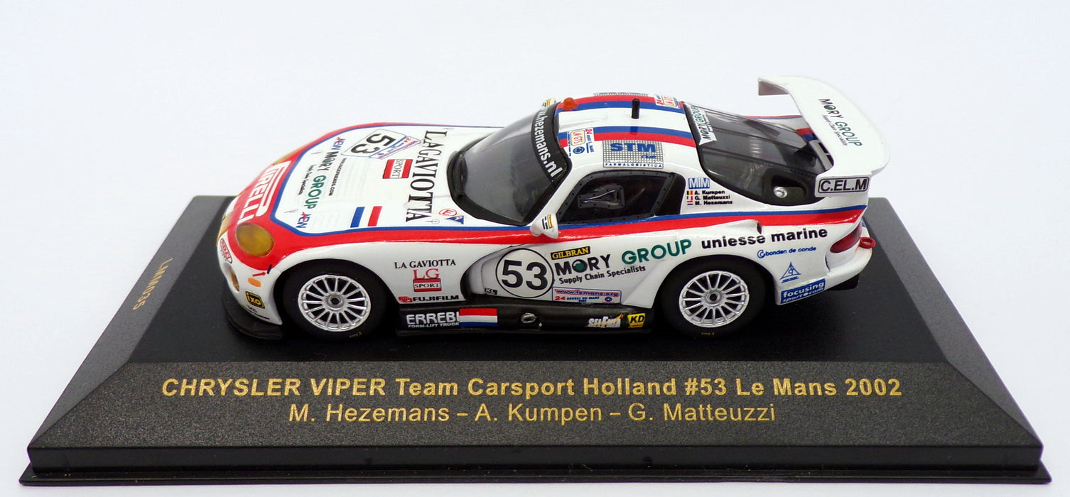 Ixo 1/43 Scale LMM035 - Chrysler Viper Team Carsport Holland - Le Mans 2002