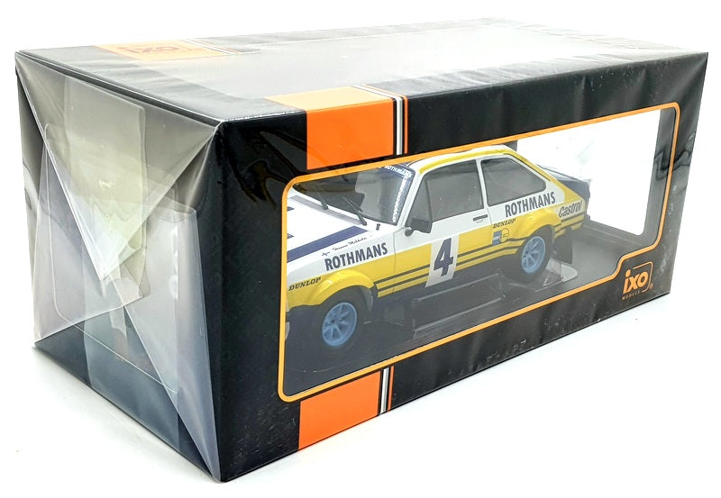 IXO Models 1/18 Scale 18RMC071C - Ford Escort MKII RS 1800 #4 1979 H.Mikkola