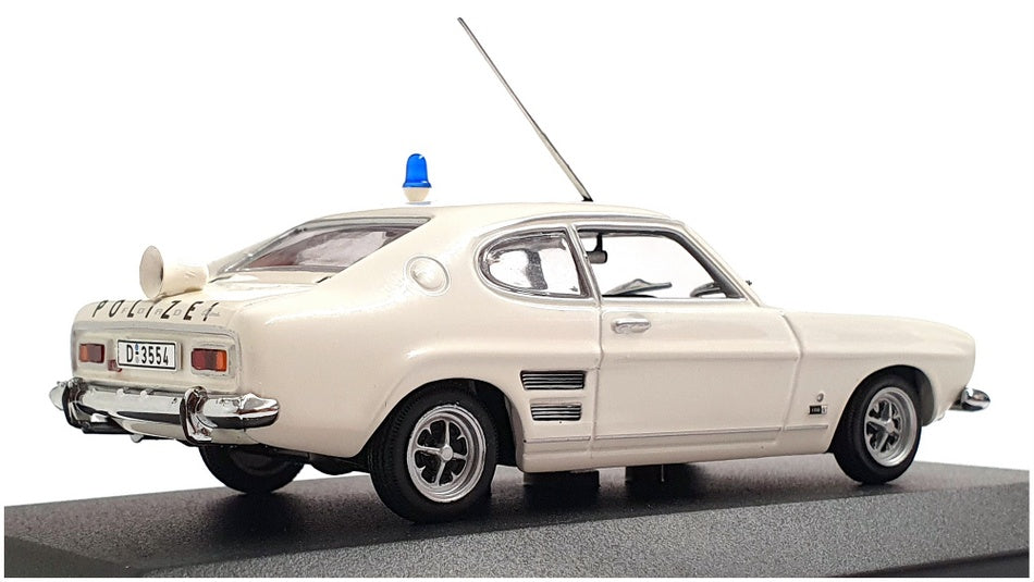 Minichamps 1/43 Scale 430 085590 - 1969 Ford Capri Dusseldorf Police - White