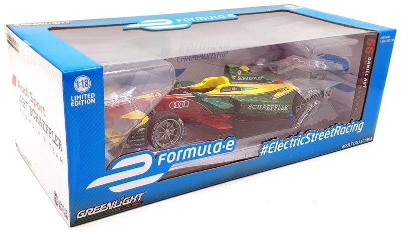 Greenlight 1/18 Scale 18108 - Formula E ABT Schaeffler Audi Sport D.Abt #66