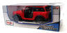 Maisto 1/18 Scale Model Car 46629 - 2021 Ford Bronco Badlands - Red