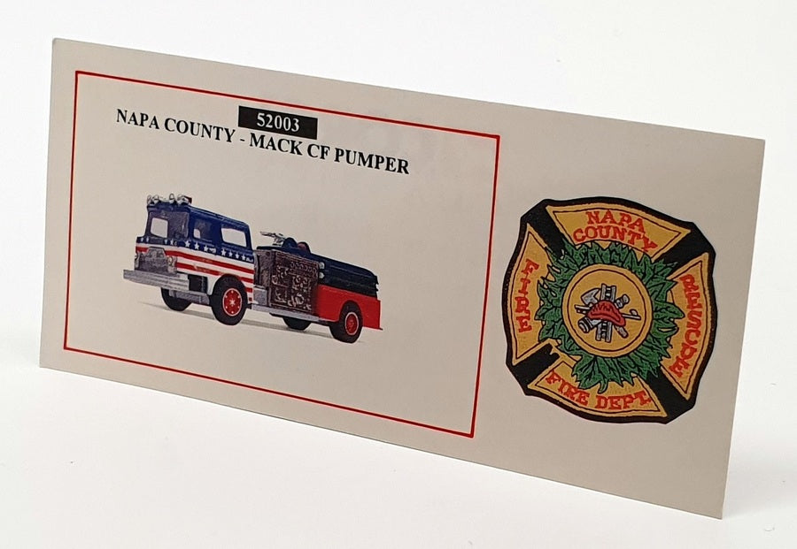 Corgi 1/50 Scale 52003 - Mack CF Pumper Fire Engine - City Of Napa