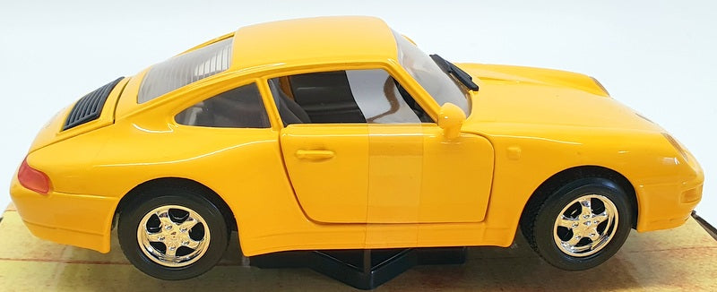 Motor Max 1/24 Scale Model Car 68021 - Porsche 911 - Yellow