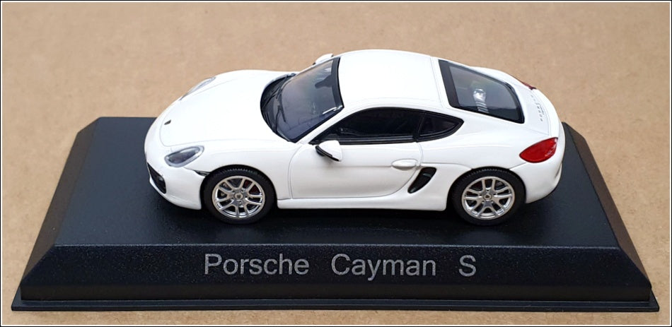 Norev 1/43 Scale Diecast 750037 - 2013 Porsche Cayman S - White