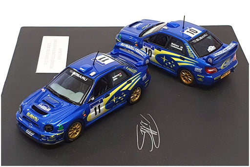 Ixo 1/43 Scale Prodrive 2 Car Set PRO02 - Subaru WRC Tour De Corsa 2002 Solberg