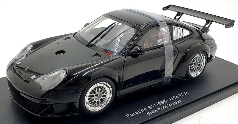 Autoart 1/18 Scale Diecast 80585 - Porsche 911 996 GT3 RSR 2005 Plain Body Black