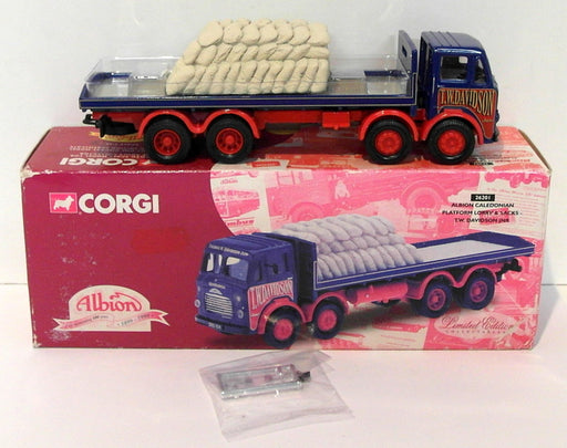 Corgi 1/50 Scale  Diecast 26201 - Albion Platform Lorry & Sacks - T.W. Davidson