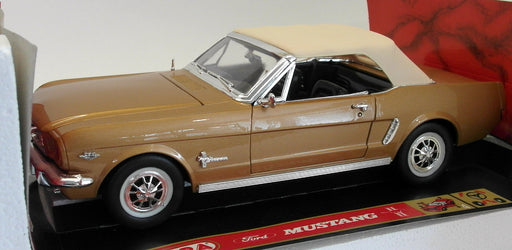 Mira 1/18 Scale Diecast - 6113 1964/2 Ford Mustang Convertible Gold