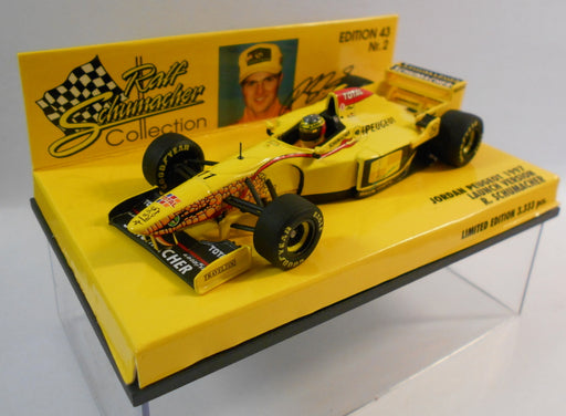 Minichamps F1 1/43 Scale - 514974381 JORDAN PEUGEOT F1 R.SCHUMACER