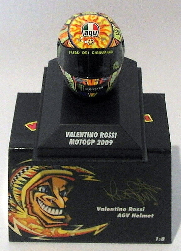 Minichamps 1/8 Scale 398 090046 - AGV Helmet Moto GP 2009 V. Rossi