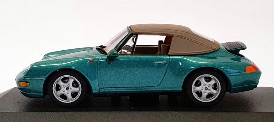 Minichamps 1/43 Scale 430 063040 - 1994 Porsche 911 Cabrio - Metallic Green