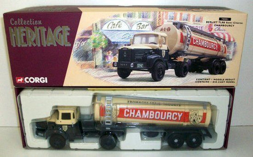 CORGI 1/50 - 70001 BERLIET TLR8 SEMI CITERNE - CHAMBOURCY