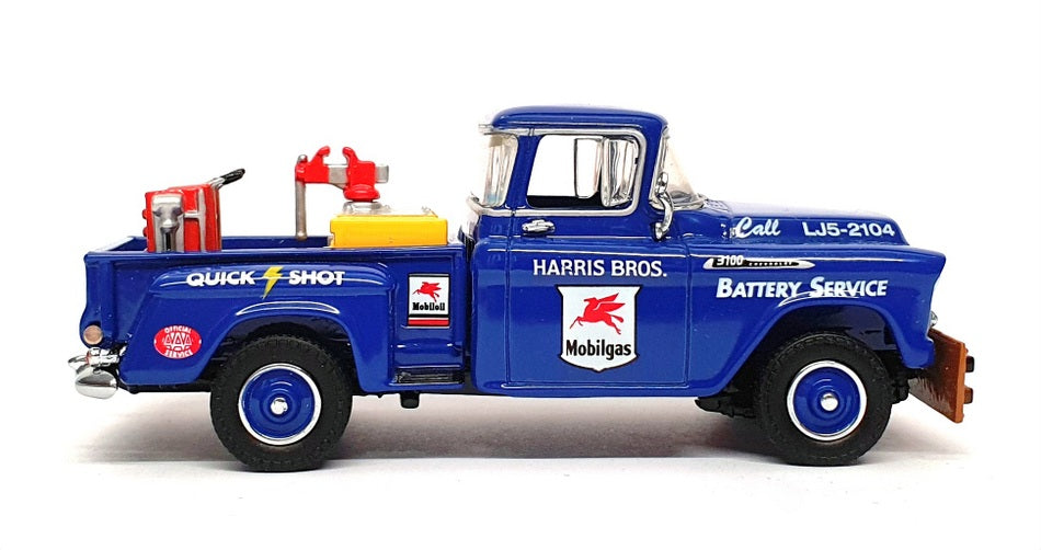 Matchbox 1/43 Scale YRS03-M - 1956 Chevrolet Truck Harris Bros - Blue