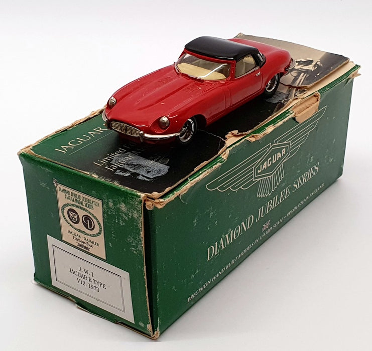 Milestone Miniatures 1/43 Scale JW1 - 1973 Jaguar E-Type V12 - Red