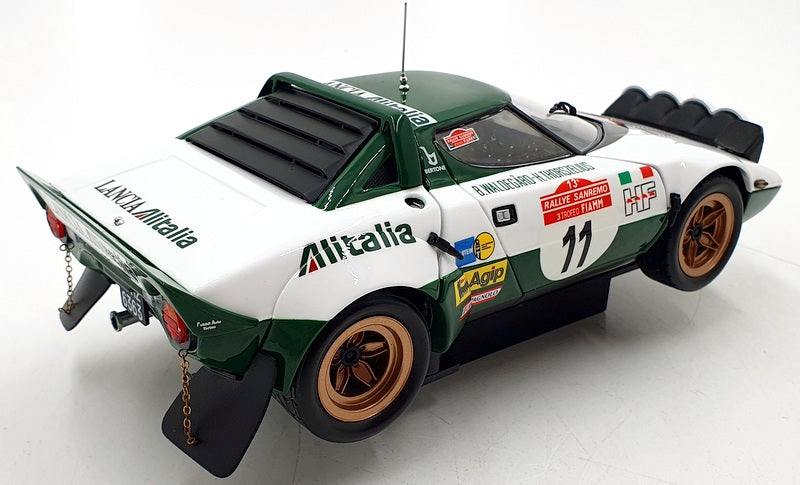 Kyosho 1/18 Scale Diecast 08130B Lancia Stratos HF 1975 Sanremo #11 Alitalia