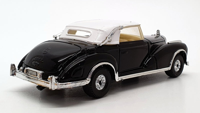 Corgi Appx 12cm Long Diecast C806 - 1956 Mercedes 300S - Black White Roof