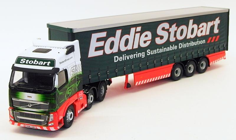 Corgi 1/50 Scale Model Truck CC14030 - Volvo FH Facelift Curtainside - Stobart