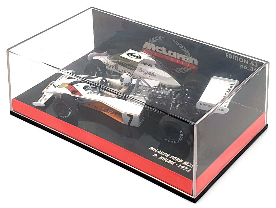 Minichamps 1/43 Scale 530 734307 - F1 McLaren Ford - #7 D.Hulme 1973