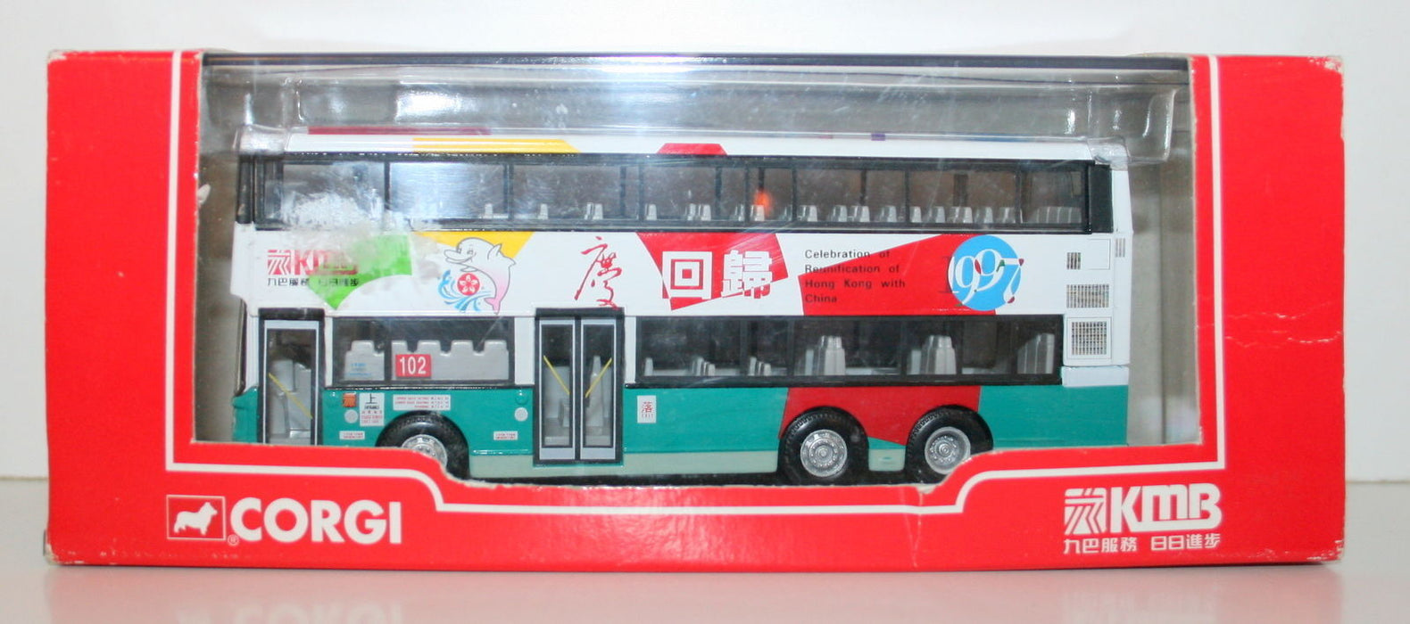 CORGI 1/76 43207 KMB LEYLAND OLYMPIAN 3 AXLE 102 SHAU KEI WAN