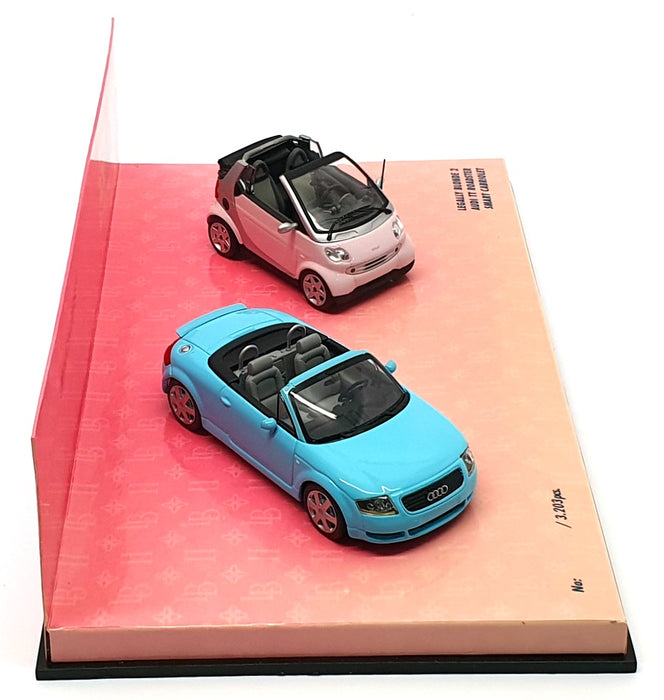 Minichamps 1/43 Scale 402 173900 - Audi TT & Smart Cabrio - Legally Blonde 2