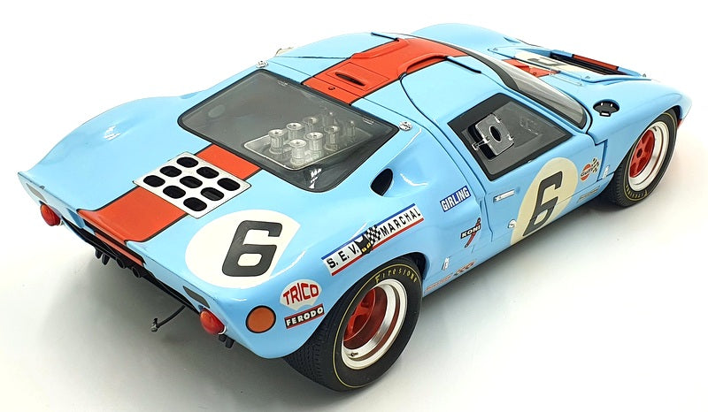 GMP 1/12 Scale Diecast 12073 - Ford GT40 Gulf 1969 #6 - Blue 