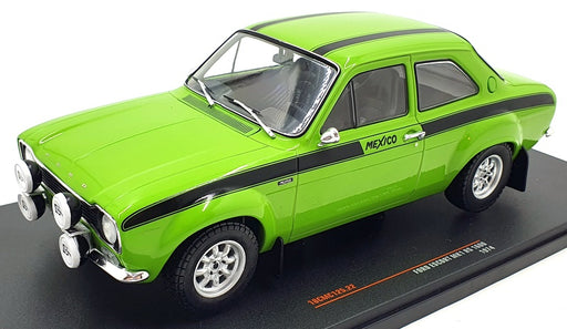 Ixo 1/18 Scale 18CMC125 - Ford Escort MKI RS 1600 Mexico 1974 - Green