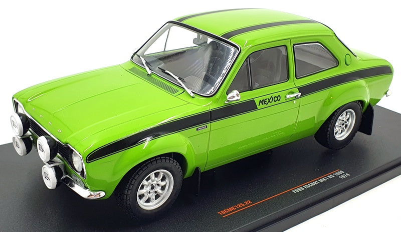 Ixo 1/18 Scale 18CMC125 - Ford Escort MKI RS 1600 Mexico 1974 - Green