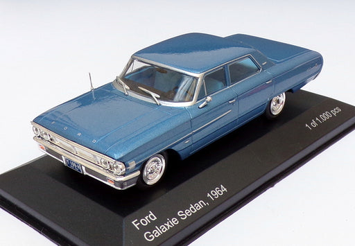 Whitebox 1/43 Scale WB132 - 1964 Ford Galaxie Sedan - Metallic Blue