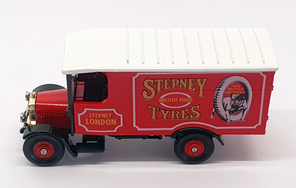 Corgi 13cm Long Diecast C931 - Thornycroft Van Stepney Tyres - Red/White