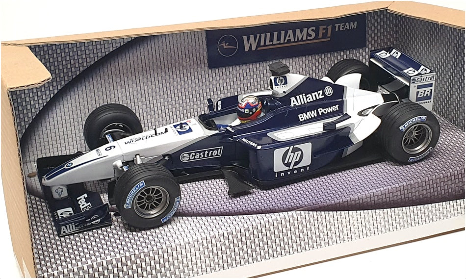 Hot Wheels 1/24 Scale 55489 - F1 Williams BMW FW24 2002 - #6 Montoya