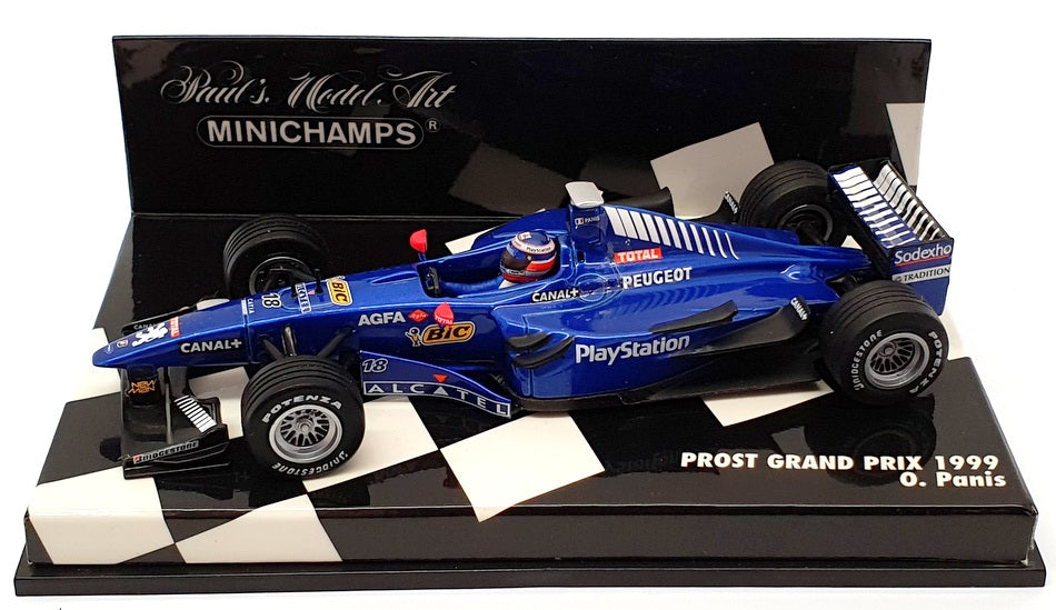 Minichamps 1/43 Scale 430 990018 - F1 Prost Peugeot AP02 - Prost GP 1999 Panis