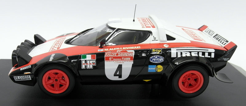 Minichamps 1/18 Scale Diecast - 155 781704 Lancia Stratos Rallye Win 1978