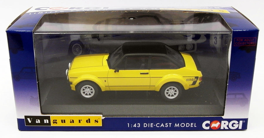 Vanguards 1/43 Scale VA12612 - Ford Escort Mk2 Mexico - Signal Yellow