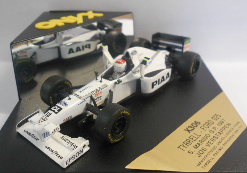 Onyx 1/43 Scale - X306 TYRRELL FORD 025 S.MARINO G.P 97 VERSTAPPEN