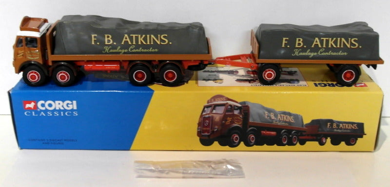 Corgi 1/50 Scale 27601 Atkinson 8 Wheel Truck & Trailer With Load Set FB. Atkins