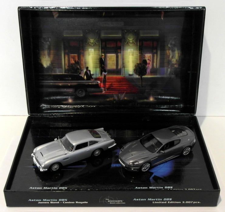 Minichamps 1/43 Scale 402 137600 - Aston Martin DBS/DB5 Casino Royale James Bond