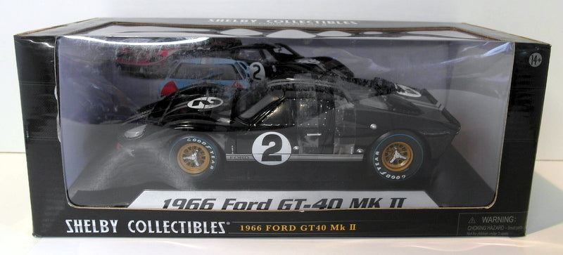 Shelby Collectibles 1/18 Scale Model Car 1408 - 1966 FORD GT40 MK2 Le Mans 66