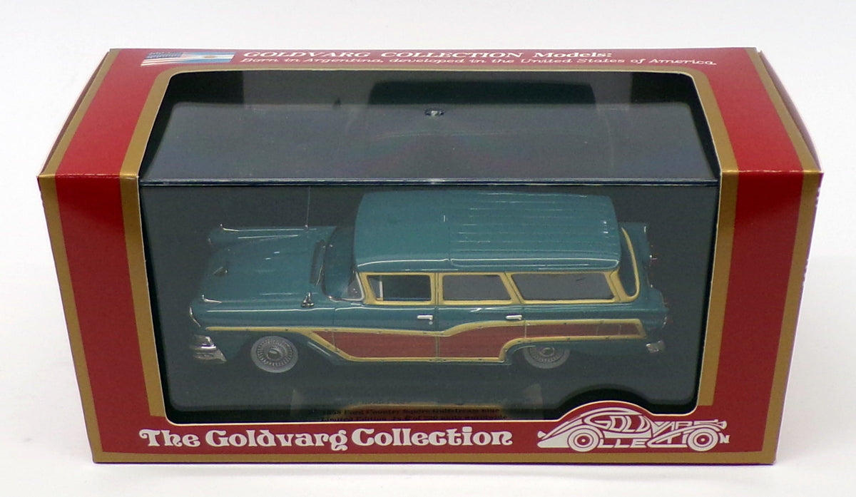 Goldvarg 1/43 Scale GC-014A - 1958 Ford Country Squire - Blue 1 Of 220