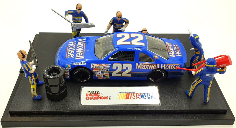 Racing Champions 1/24 Scale RCPS04 - Ford NASCAR #22 Blue Pit Stop Display