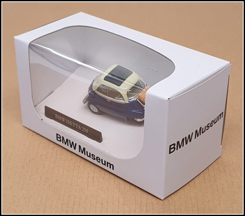 Cararama 1/43 Scale Diecast CAR12370BUBU - BMW Isetta 250 - Dk Blue