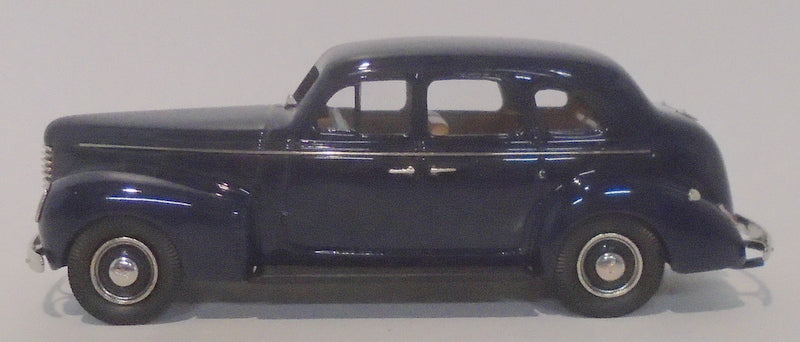 Brooklin 1/43 Scale BRK187 - 1939 Nash Embassador Eight 4-Door Sedan Blue