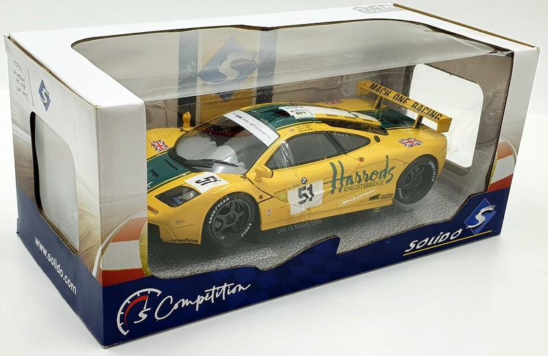 Solido 1/18 Scale Diecast S1804105 - McLaren F1 GTR ST - Le Mans 1995 #51