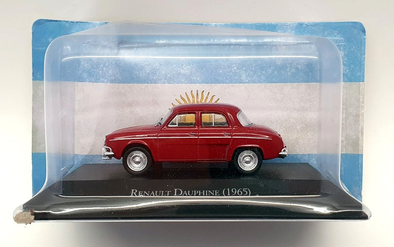 Altaya 1/43 Scale Diecast AL51020G - 1965 Renault Dauphine - Burgundy