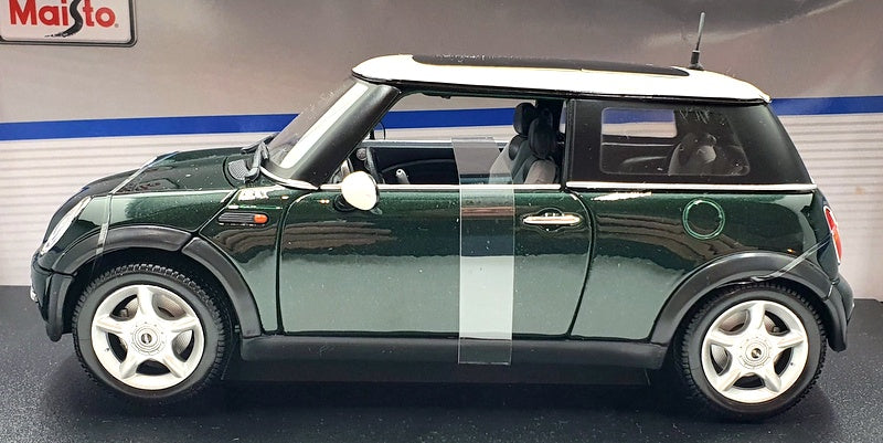 Maisto 1/18 Scale Diecast 31656 - MINI Cooper Sun roof - Green